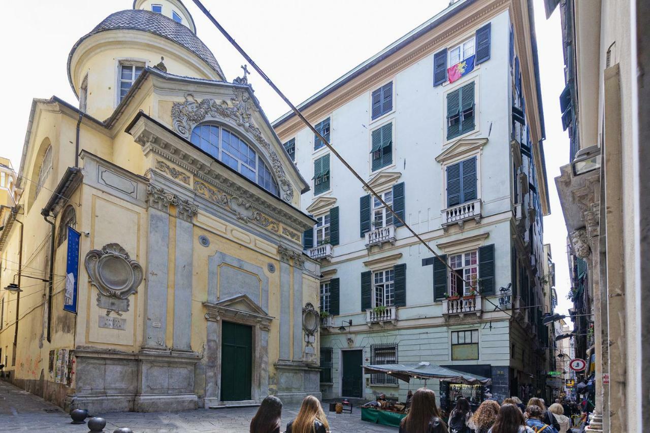 Wood And Stone Apartment In The Historical Center Genova Esterno foto